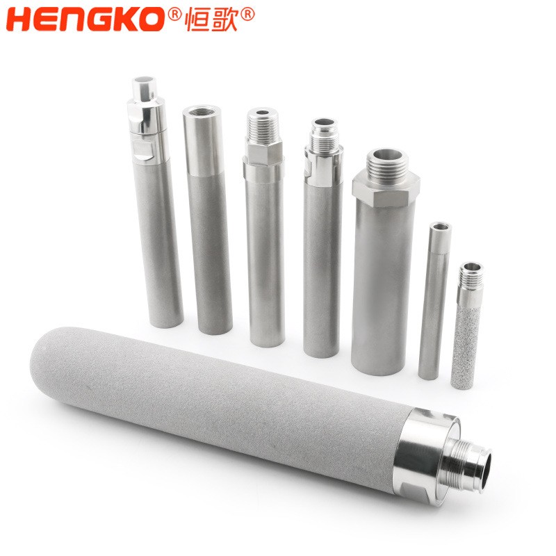 不銹鋼螺紋粉末燒結(jié)濾芯微米級(jí)高精度316L材質(zhì)高溫?zé)Y(jié)過濾器