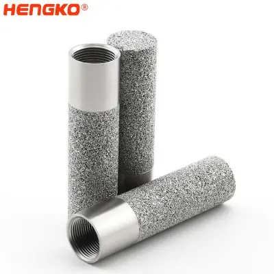 燒結(jié)多孔金屬不銹鋼傳感器外殼，用于工業(yè)溫度和濕度變送器
